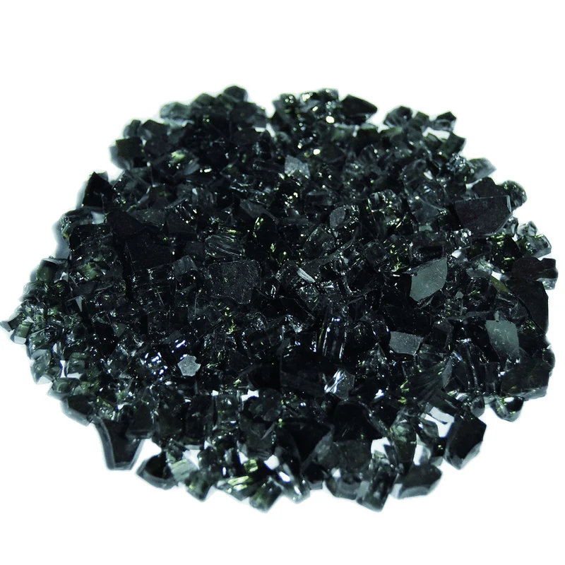 Elementi - gebroken glas zwart 10 kg