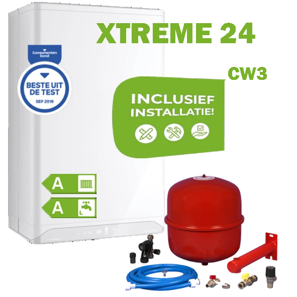 INTERGAS XTREME24 (CW3) volledig geinstalleerd