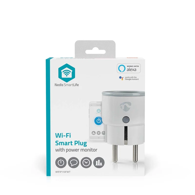 SmartLife Slimme Stekker Wi-Fi - IP21 - Energiemeter