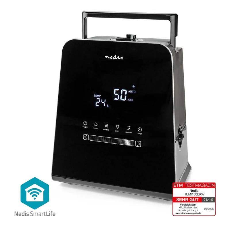 SmartLife Luchtbevochtiger 110W - Met Koele en Warme mist - 5.5l
