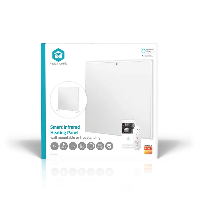 SmartLife Infrarood verwarmingspaneel 350W - Instelbare thermostaat - Afstandsbediening