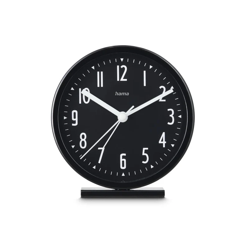 Hama Alarm Clock Skye W/O Ticking, Black 222211