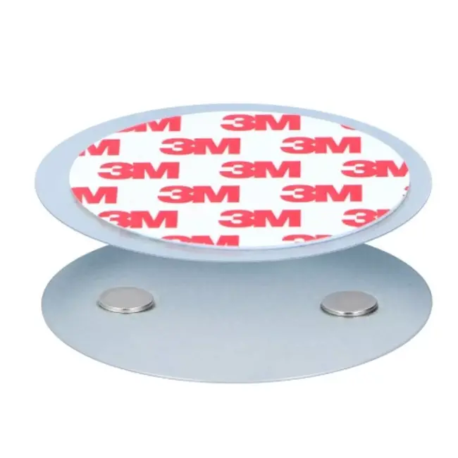 Benson Magneet Montageset - Ø 7 cm - Zonder Boren - 3M Plakstrips - 2 Stuks