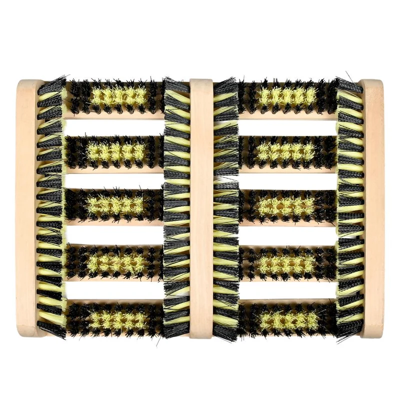 Benson Houten Schoenveger met Antislip - 36 x 26 cm - Polyester Borstelvezels