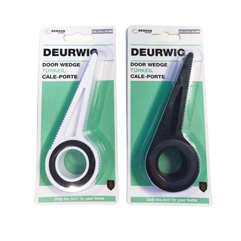 Benson Deurwig Mix - 120 mm - Kunststof - Ter Bescherming van Deur, Muur en Vloer