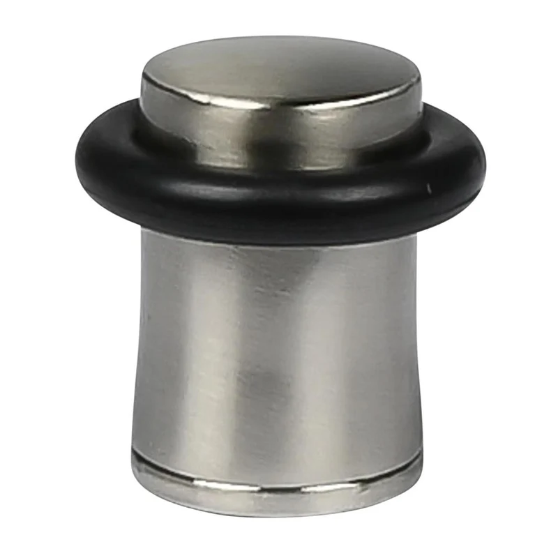 Benson Deurstopper Mini Zilver - Ø 26,5 x 27,5 mm - Zink met Nikkel Coating