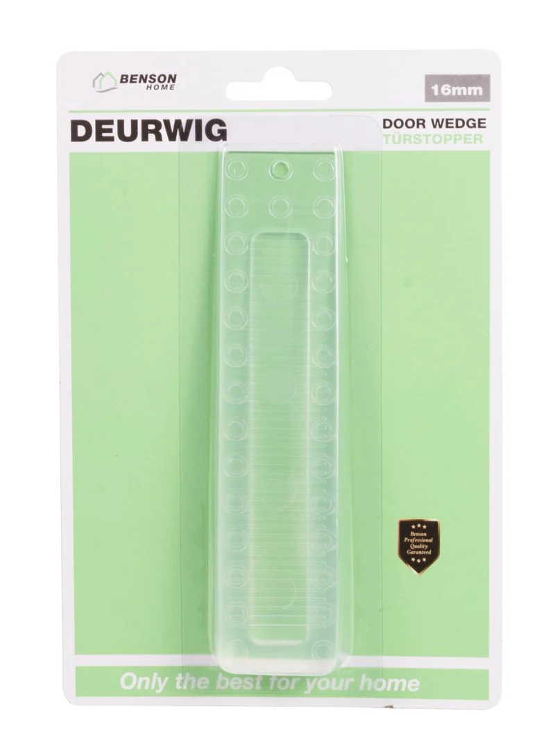 Benson Flexibele Deurwig – Transparant PVC – 21 mm – Tot 100 kg