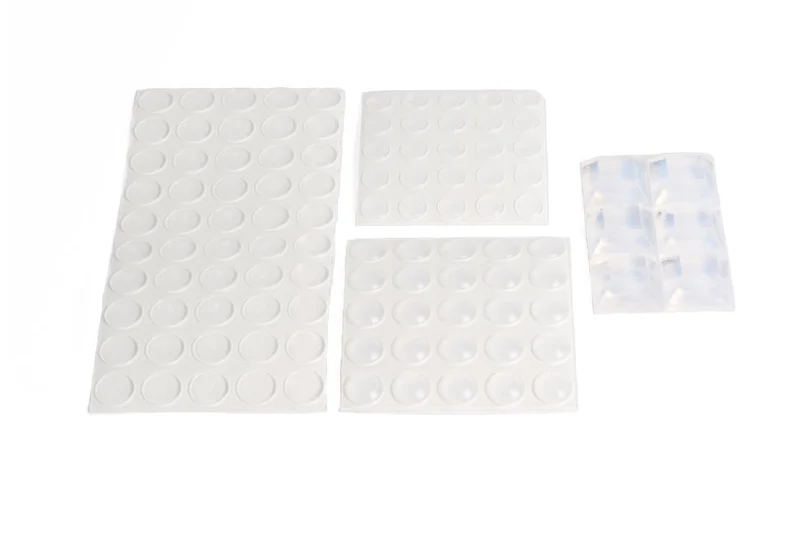 Benson Siliconendruppels Set – 106-delig – Transparant – Diverse Maten – Zelfklevend