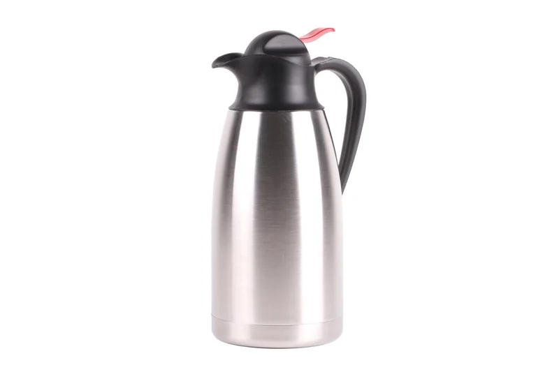 Benson Thermoskan RVS – 1,1 Liter – Dubbelwandig Geïsoleerd – Met Handvat