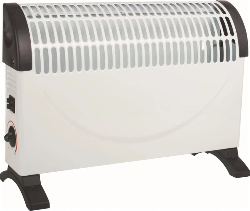 Benson Elektrische Convector Heater – 750/1500W – Wit – Regelbare Thermostaat