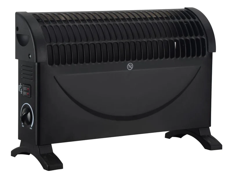 Benson Elektrische Convector Heater - 750/1500W - Zwart - 20 m²