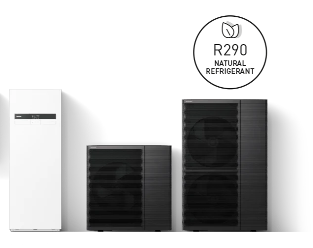Warmtepomp lucht/water Panasonic Aquara Mono-bloc, Bi-Bloc 2 kringen, enkel CV mono 230V (subsidie €2925 of hoger)