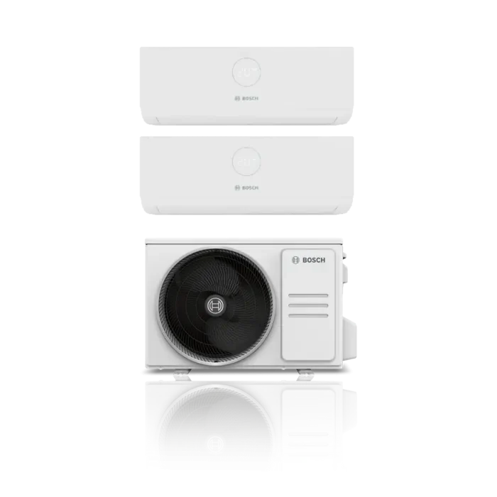 Airconditioning Bosch Climate 5000 Multi-Split 3-poorts airco buitenunit 7,9 kW + 2 binnenunits A+++