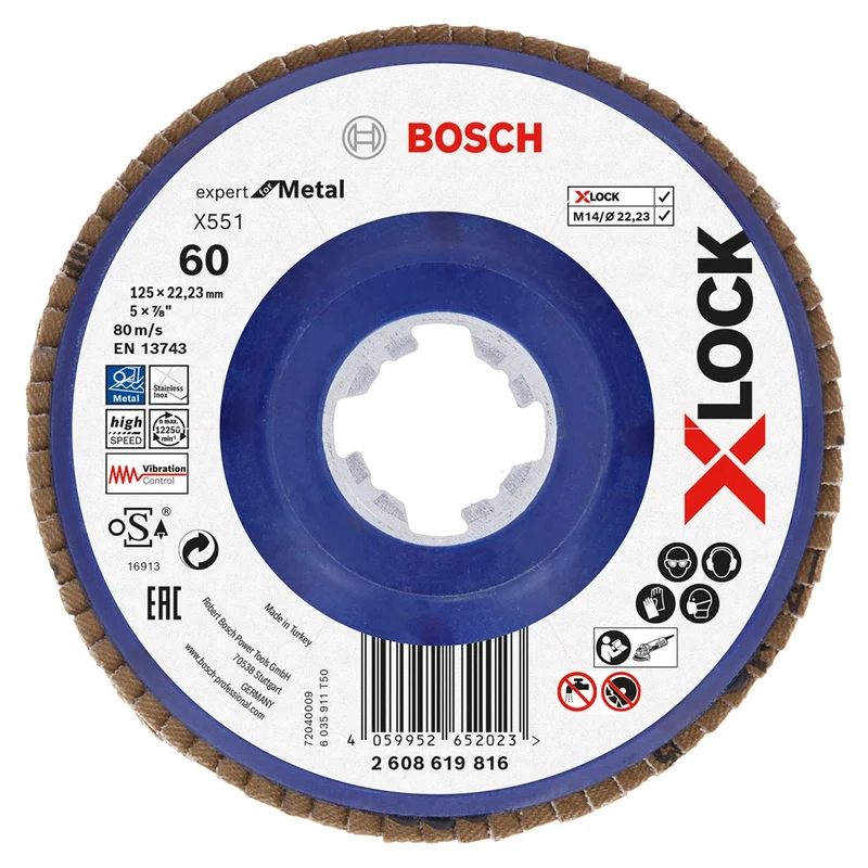 Bosch LAMELLENSCHIJF 125, G60 KUNSTSTOF | XLK