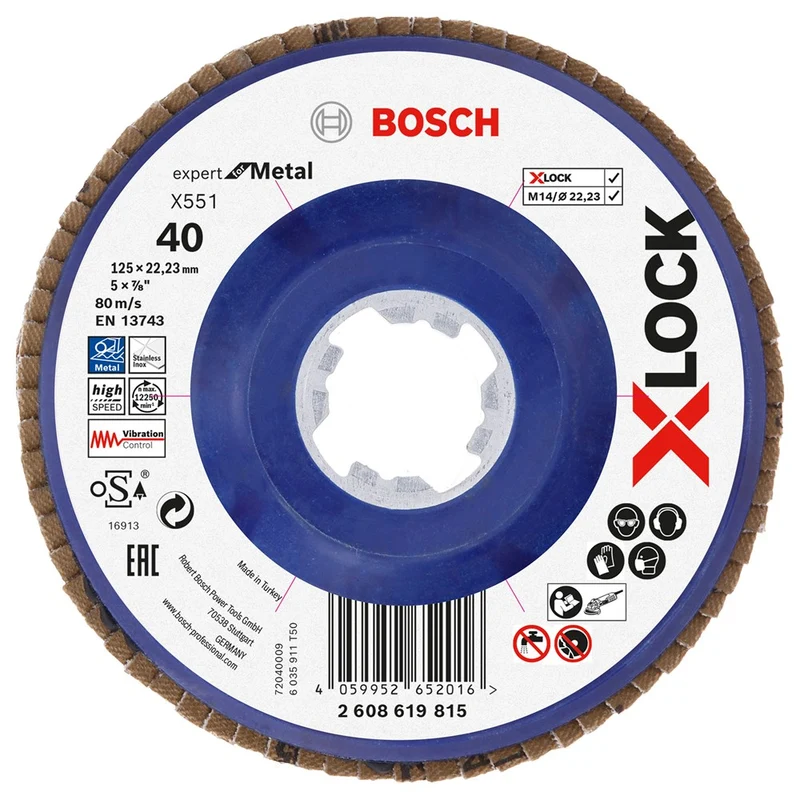 Bosch LAMELLENSCHIJF 125, G40 KUNSTSTOF | XLK