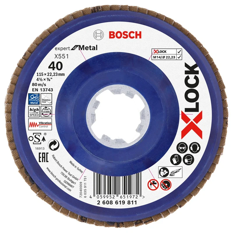 Bosch LAMELLENSCHIJF 115, G120 FIBER / XLK