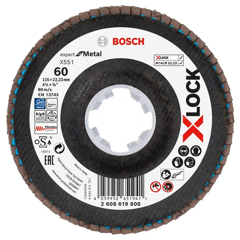 Bosch LAMELLENSCHIJF 115, G60 FIBER SCHUIN XLK