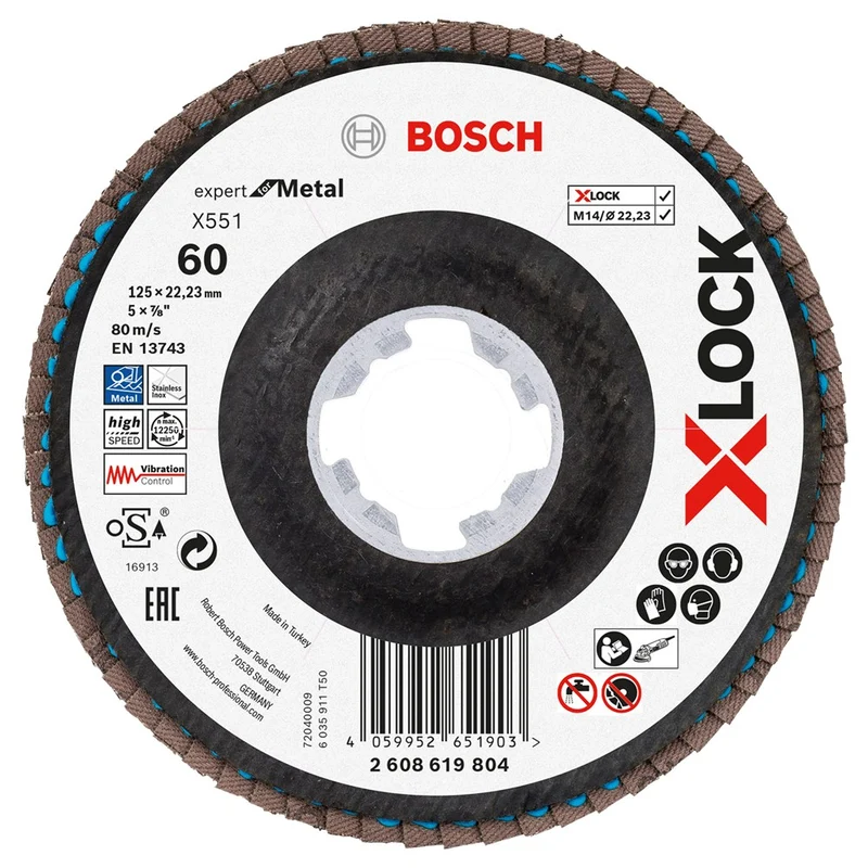 Bosch LAMELLENSCHIJF 125, G60 FIBER SCHUIN XLK