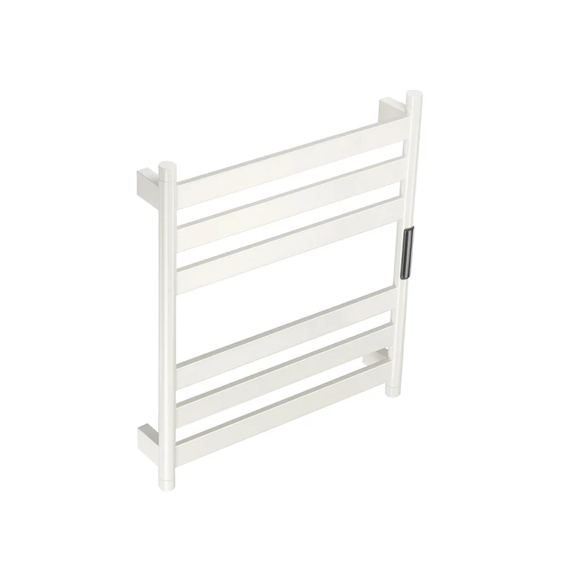 Elektrische handdoek radiator wit met thermostaat