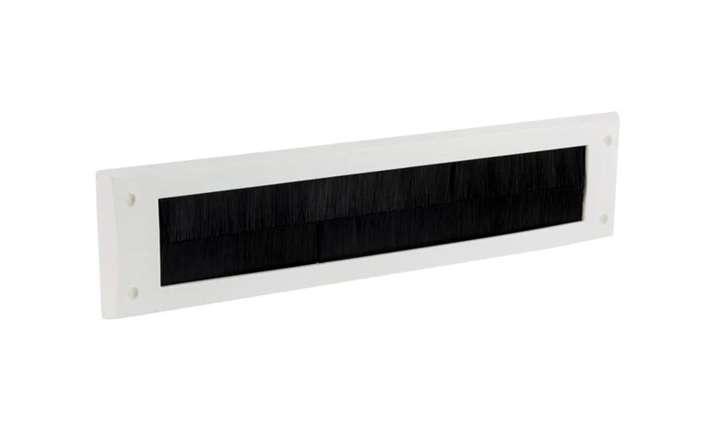 Ellen brievenbusborstel wit zonder klep – 340 x 80 mm
