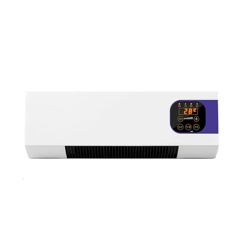 KlimaFlow Wandventilator met Keramische Verwarming en Afstandsbediening