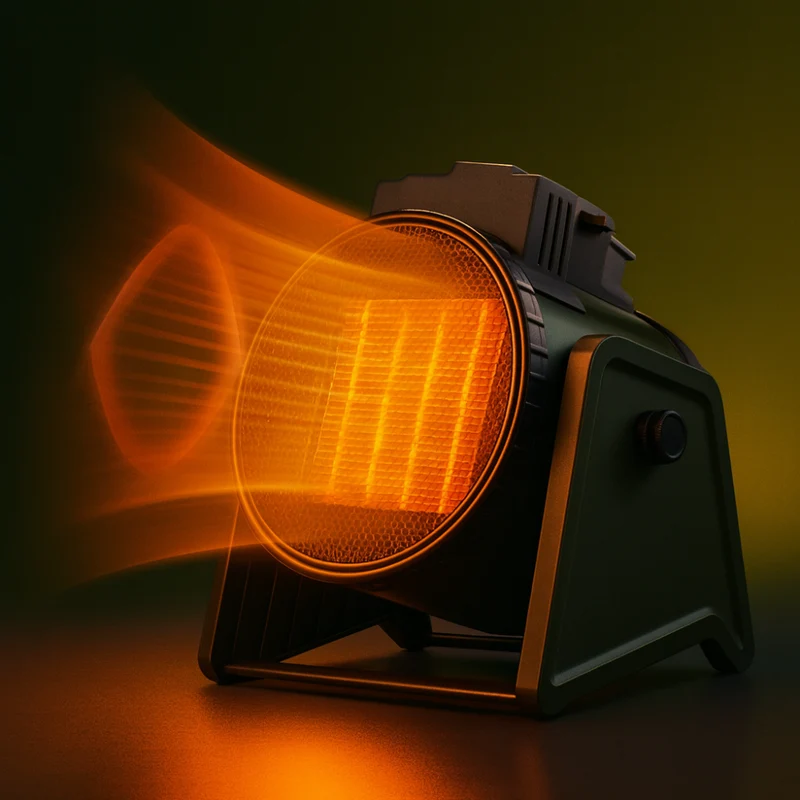 Compacte Elektrische Ruimteverwarmer met Thermostaat en Dubbele Stand