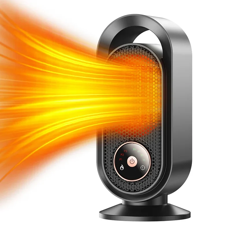 WarmBreeze Mini Kachel – Draagbare 1000W Ventilatorkachel voor Bureau en Kamer