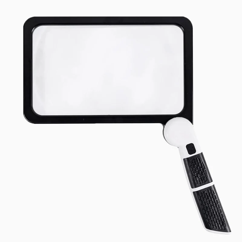 LED Full-Pagina Vergrootglas met 5x Zoom voor Lezen & Hobby's