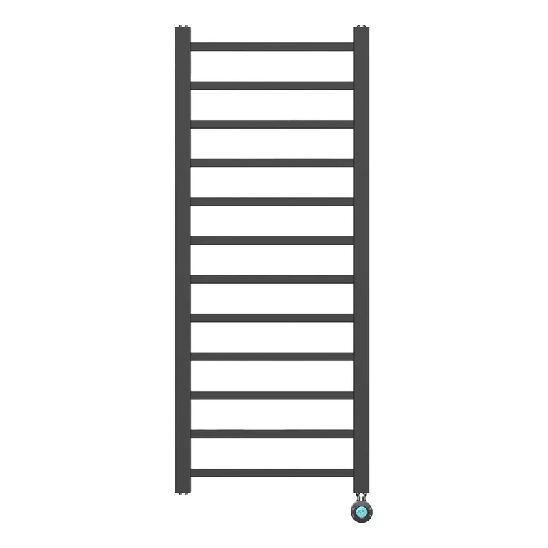 Badkamer Elektrische Radiator Handdoekverwarming 1200X500-413W SkyLine Talvex Mat Zwart
