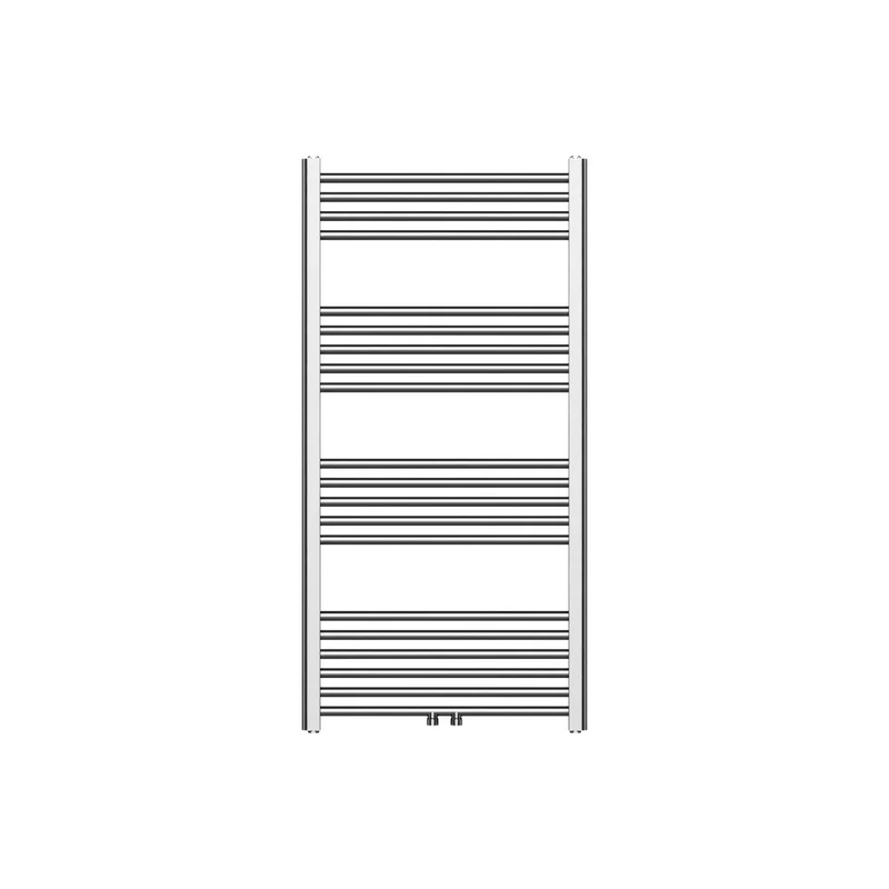 Handdoek verwarming Geborsteld RVS SaniSupreme Elvaro 120x60cm 414 W middenaansluiting