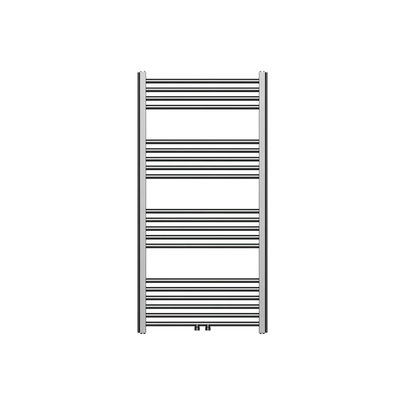 Badkamer Radiator Handdoekverwarming PremiumLine Gun Metal Middenaansluiting 1200X600-414 WATT