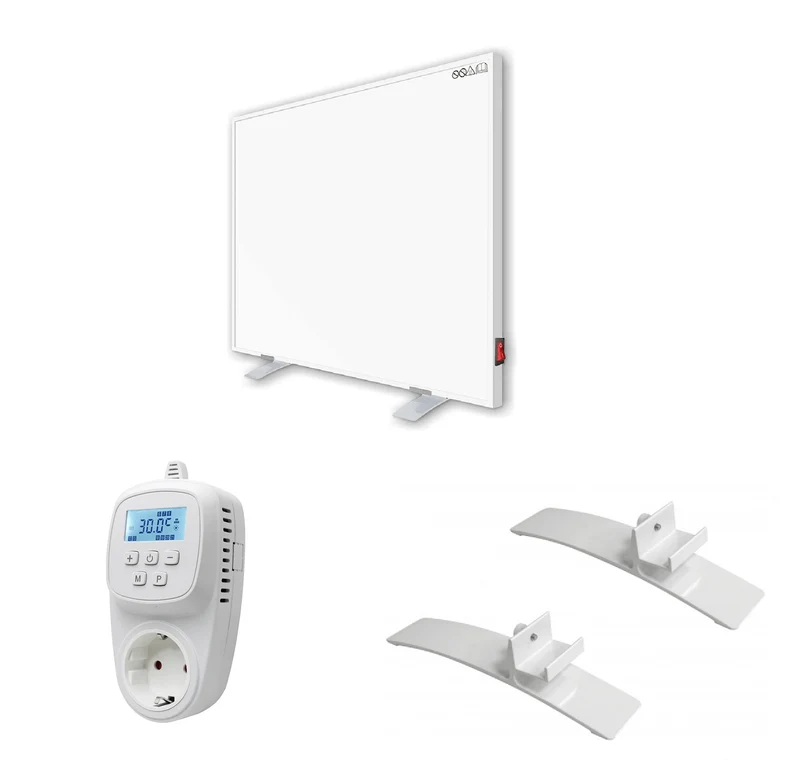 Set B: Verplaatsbaar Infrarood paneel Napoli + thermostaat - 580 watt