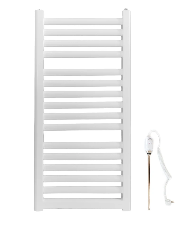 STERR EVR9050WE — Elektrische watergevulde radiator / handdoekradiator, 300W, Wit, 91×54 cm