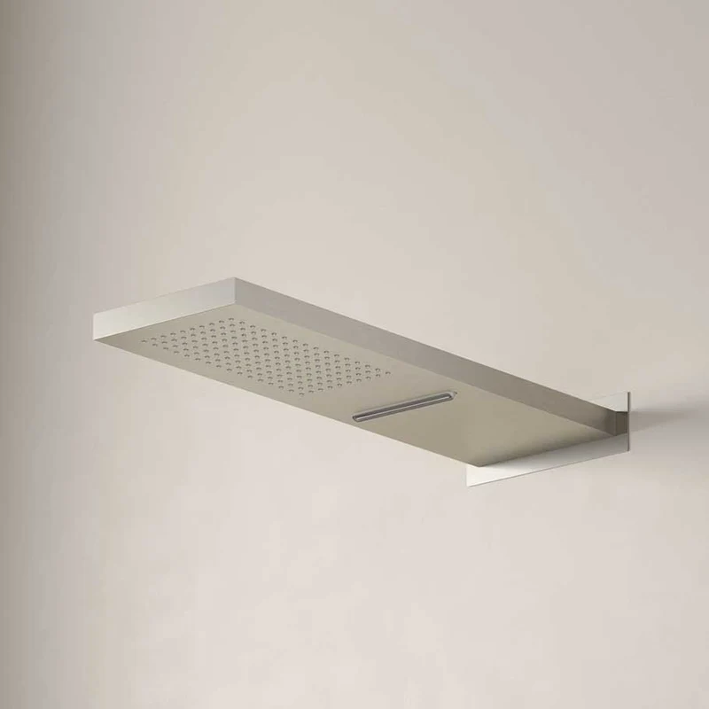 Hotbath Archie AR193 Cascade opbouw wand hoofddouche RVS 316 - Geborsteld Messing PVD