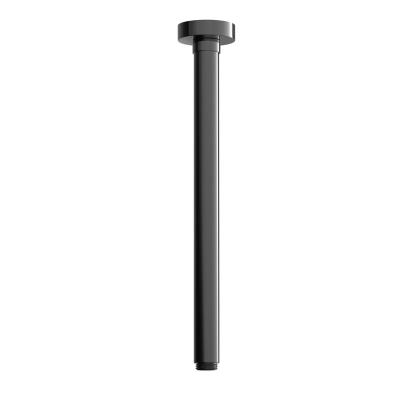 Hotbath CB453 plafondbuis 30cm - Gepolijst Zwart PVD
