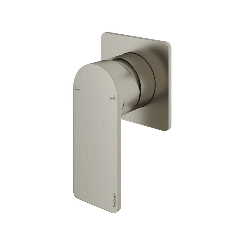 Hotbath Gal GL031EXT afbouwdeel - inbouw douche mengkraan - Geborsteld Nikkel