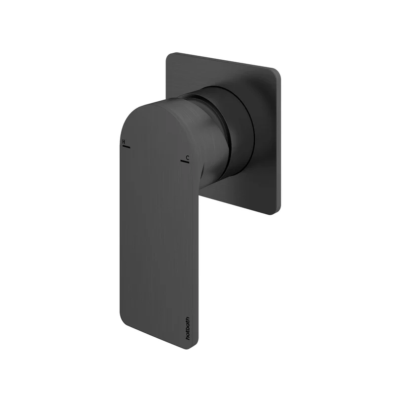 Hotbath Gal GL031EXT afbouwdeel - inbouw douche mengkraan - Geborsteld Gunmetal PVD