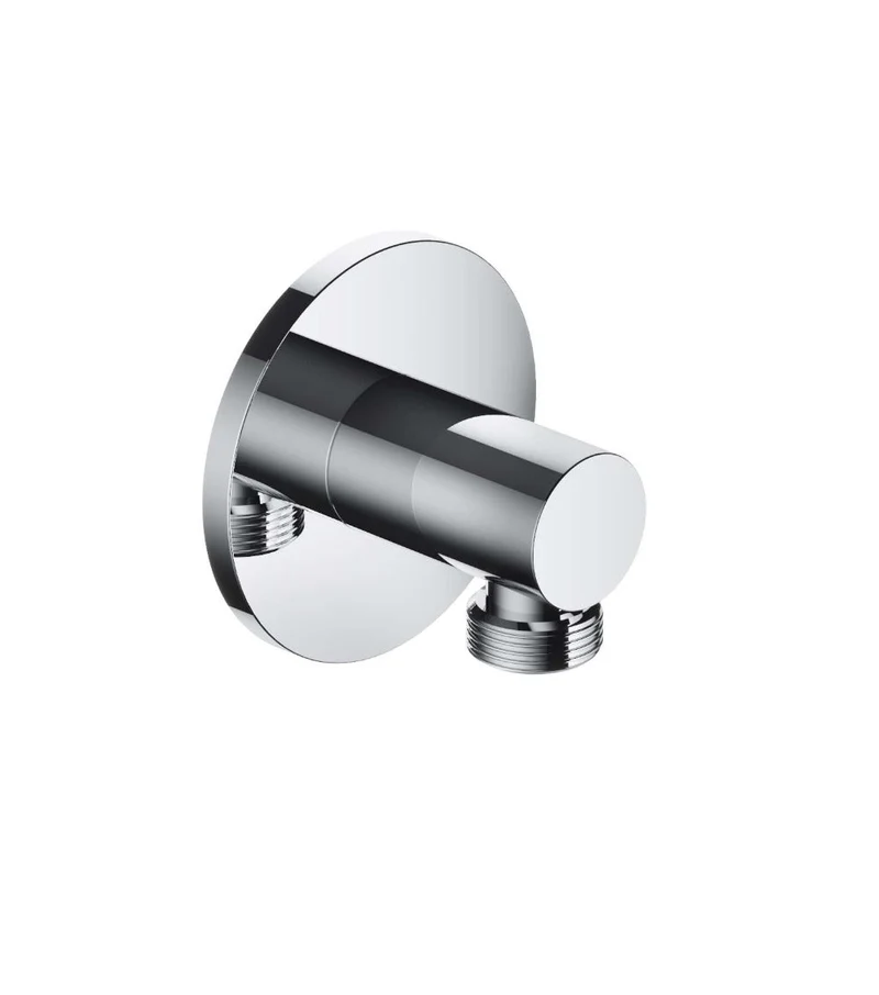Hotbath Cobber M517 wanduitlaat - Geborsteld Zwart PVD