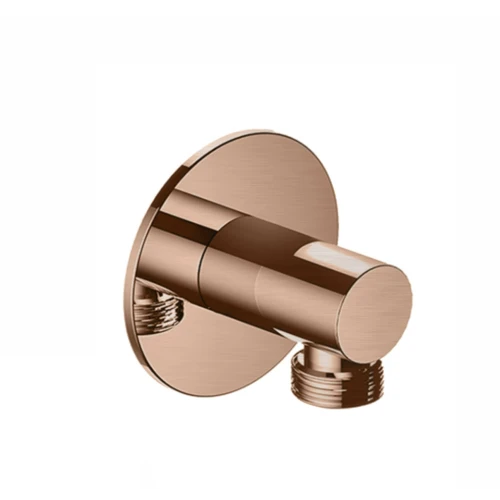 Hotbath Cobber M517 wanduitlaat Geborsteld Koper PVD