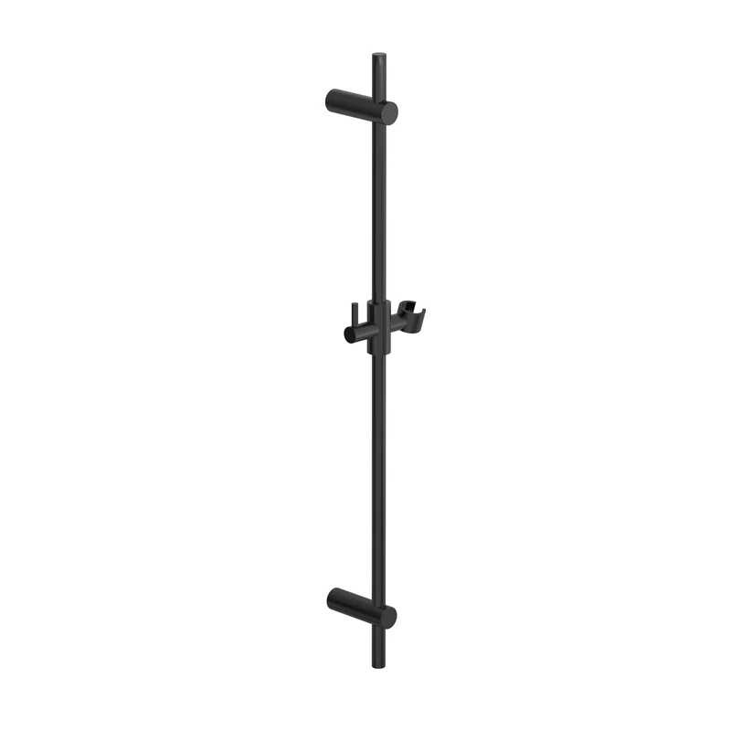 Hotbath Cobber M311 glijstang 90cm - Geborsteld Zwart PVD