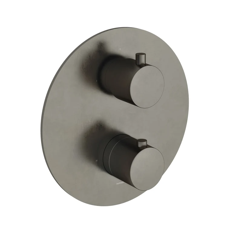 Hotbath Cobber CB009EXT afbouwdeel voor inbouw thermostaat met 2-weg omstel - Verouderd IJzer