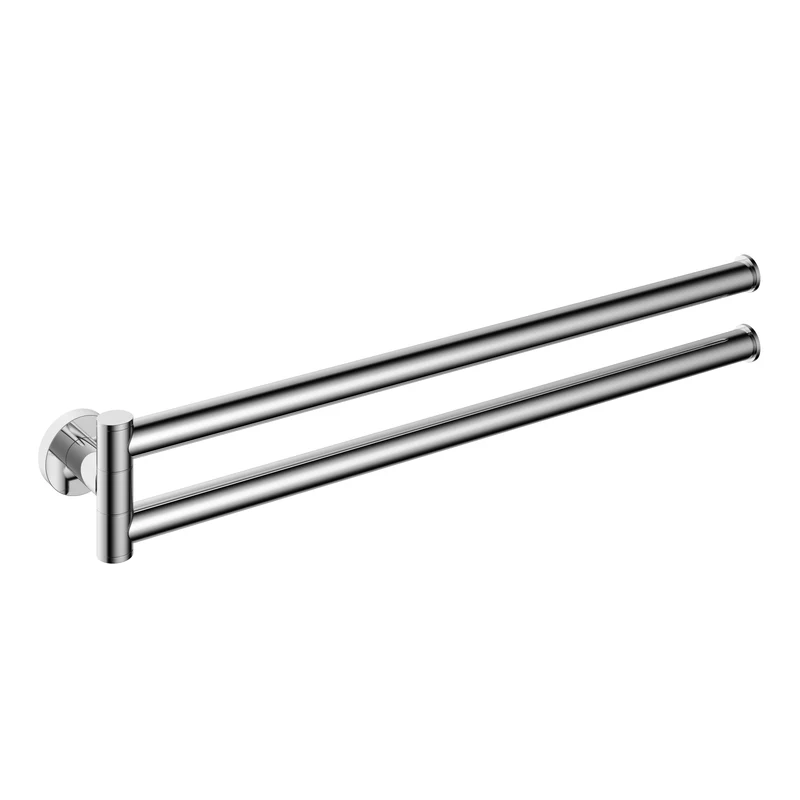 Hotbath &More BAA15 handdoekhouder 2-lids draaibaar - Chroom