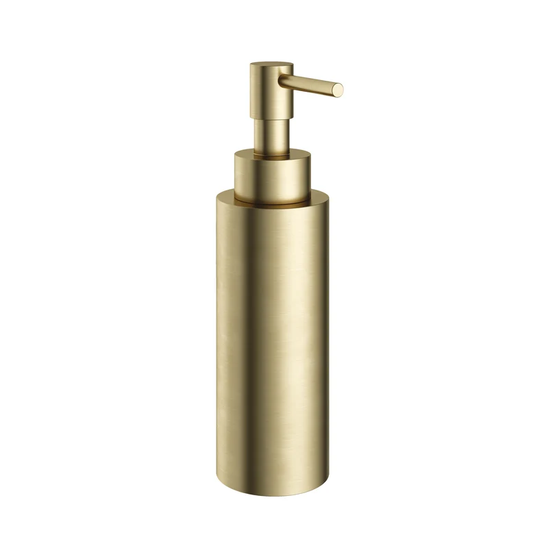 Hotbath &More BAA10 zeepdispenser vrijstaand - Geborsteld Messing