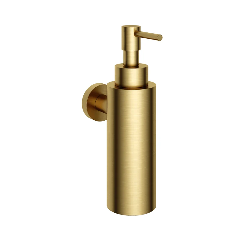 Hotbath &More BAA09 zeepdispenser wandmodel - Geborsteld Messing PVD