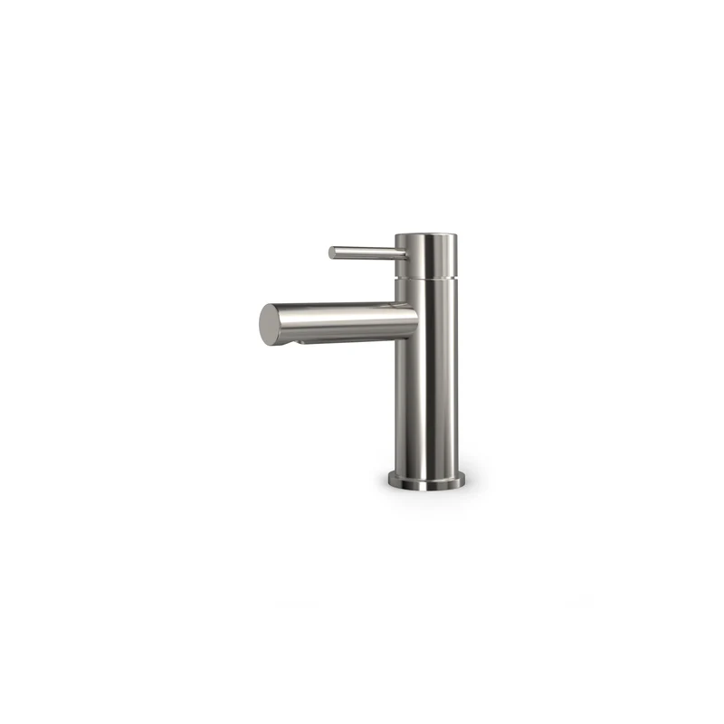 Hotbath Buddy B103 wastafelkraan laag model - Geborsteld Nikkel