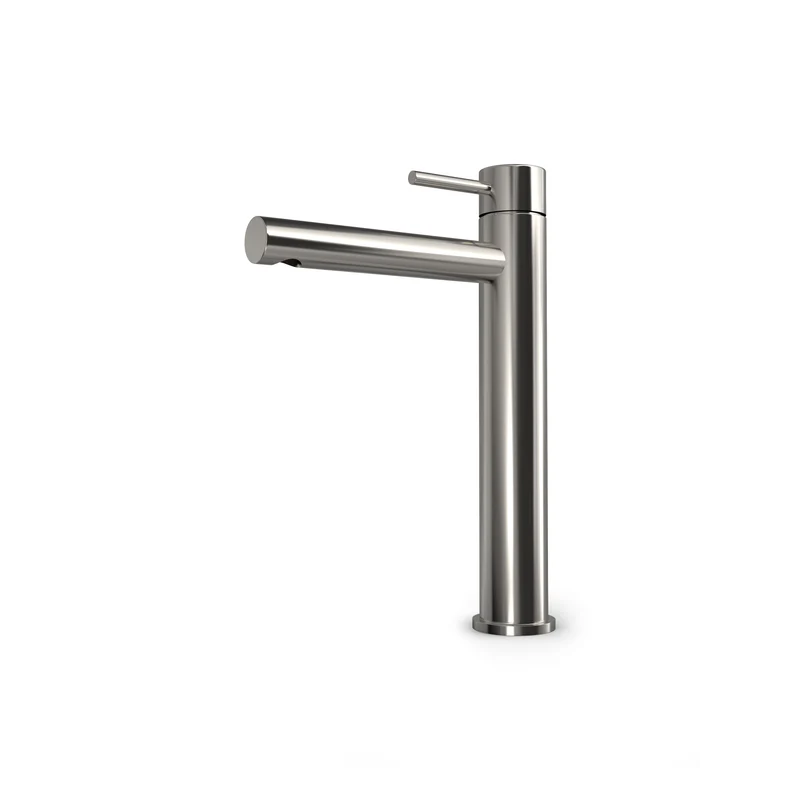 Hotbath Buddy B103H wastafelkraan hoog model - Geborsteld Nikkel