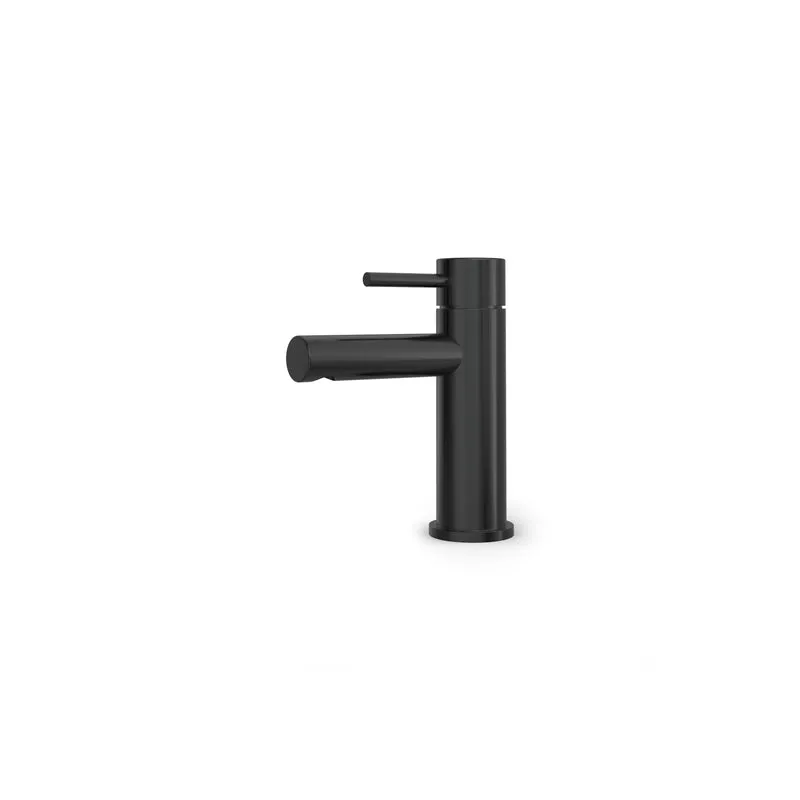 Hotbath Buddy B103 wastafelkraan laag model - Geborsteld Zwart PVD