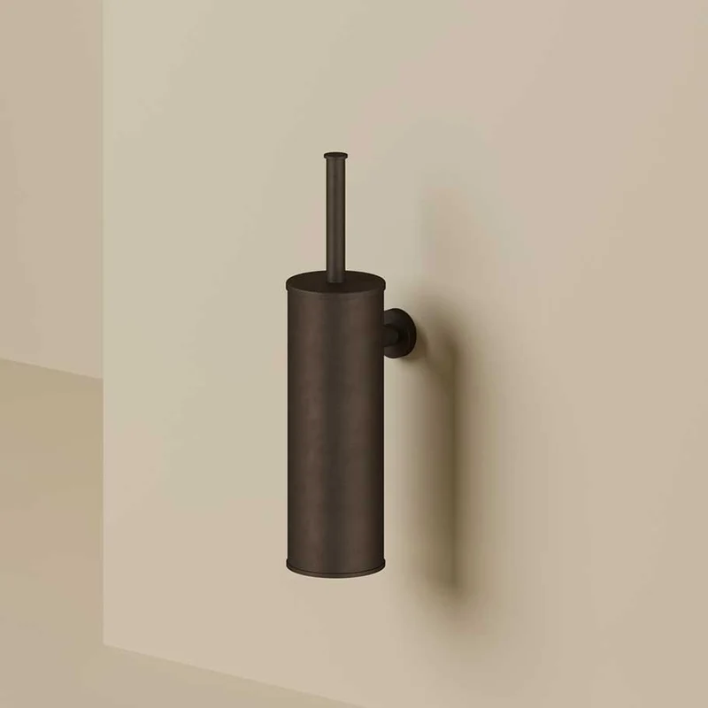 Hotbath &More BAA11 toiletborstelhouder wandmodel - Tuscan Bronze