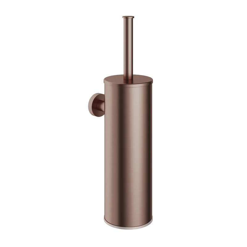 Hotbath &More BAA11 toiletborstelhouder wandmodel - Geborsteld Koper PVD