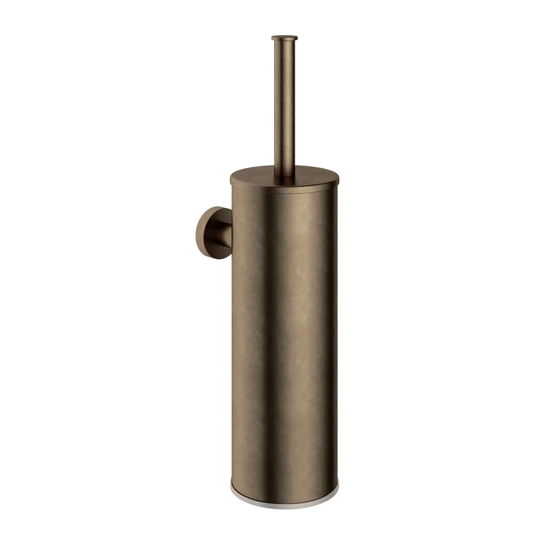 Hotbath &More BAA11 toiletborstelhouder wandmodel - Verouderd Messing
